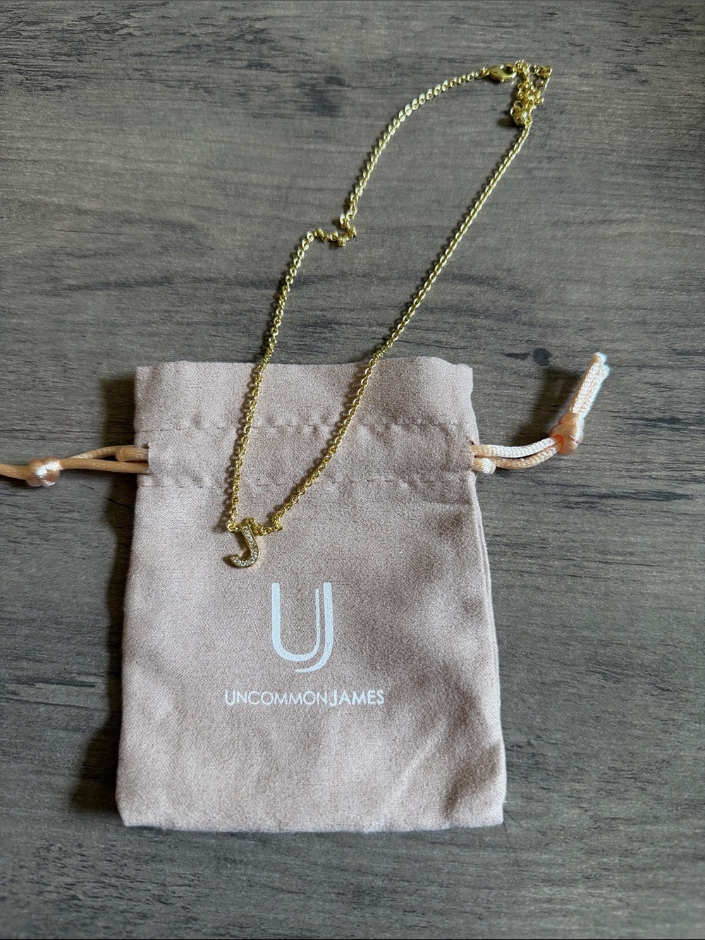 Uncommon James Gold Letter J Pendant Necklace
